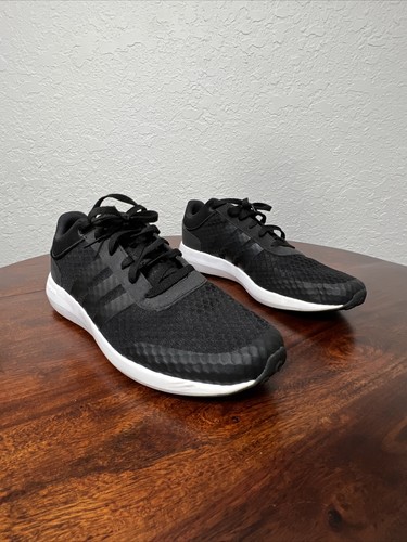 Adidas Mens Cloudfoam Race AW5321 Black Running Sneakers