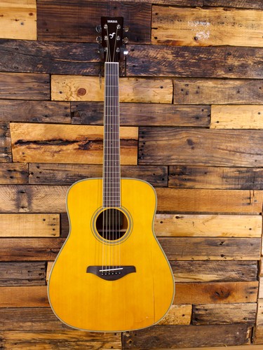 Yamaha FG-TA TransAcoustic Dreadnought Acoustic-Electric Guitar DAMAGED
