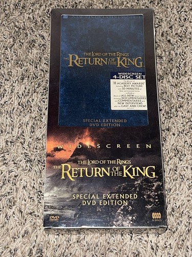 Lord Of The Rings Return Of The King 4 DVD Special Extended