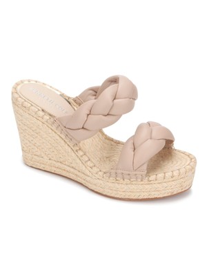 KENNETH COLE Женские коричневые босоножки Olivia на платформе 1-1/2 с открытой танкеткой, 11 М