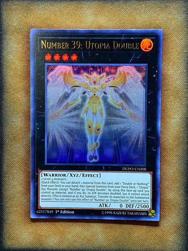Yugioh Number 39: Utopia Double DUPO-EN008 Ultra Rare 1st Ed NM | eBay
