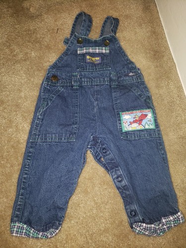 Vintage 90s Oshkosh B'Gosh USA Made Denim bib Overalls Size Vintage 90s Oshkosh B'Gosh USA Made Denim bib Overalls Size