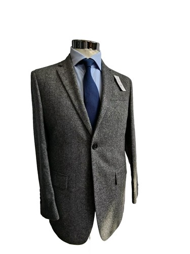 Brooks Brothers Milano Fit Grey Pindot Wool/Silk Barberis 2 