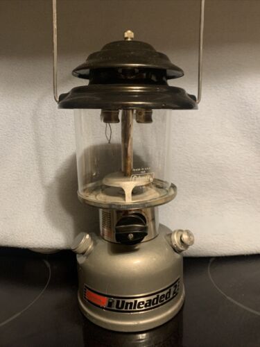 VTG 1988 Red Coleman Adjustable One Mantle 286A-700 Lantern