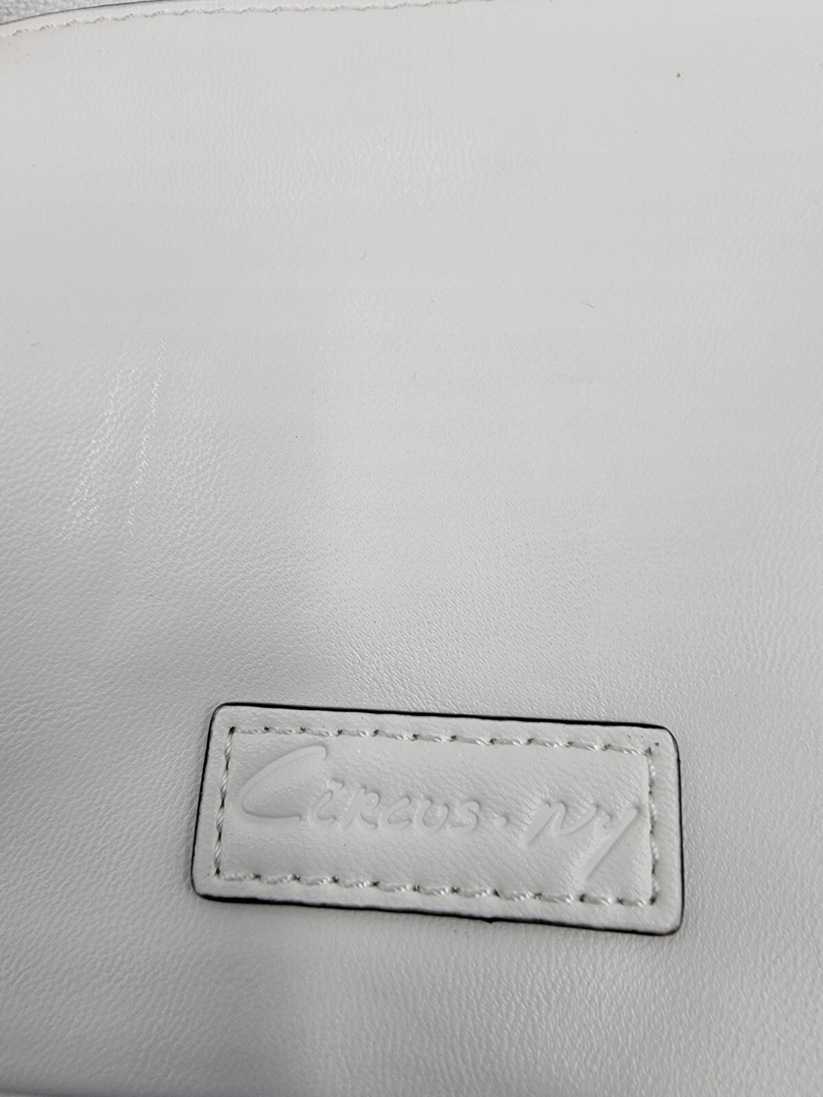 Circus by Sam Edelman Smooth Malibu Slim Crossbody Bag Women's White Zip Closure - Picture 7 of 14