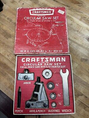 Craftsman circular saw set