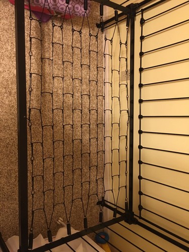 Antique Iron Baby Bed/ Crib - Black Powder Coated