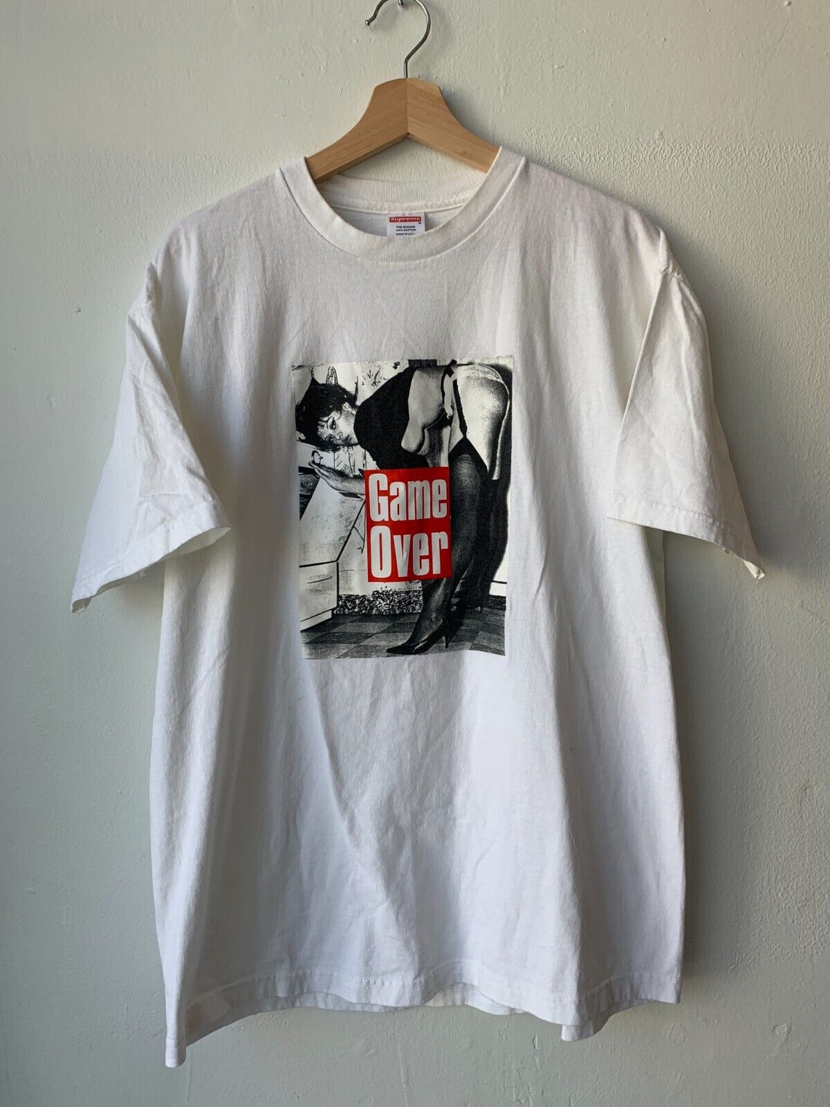 Supreme Game Over T-shirt 2009 Size XL White | eBay Supreme Game Over T-shirt 2009 Size XL White | eBay