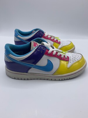 Nike Dunk Low Rainbow 2008 Youth GS 309601-145 Rainbow Size 6y Women's 7.5