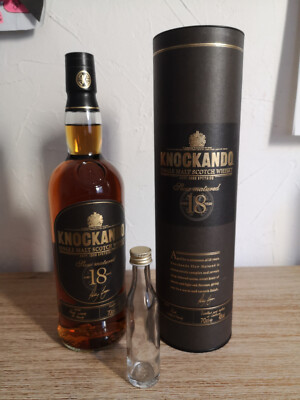 KNOCKANDO 18 Jahre Single Malt Scotch Whisky 43% 40 ml Sample