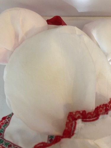 Puffalump Fisher Price White Mouse Plush Christmas Candy Cane Vintage 1987