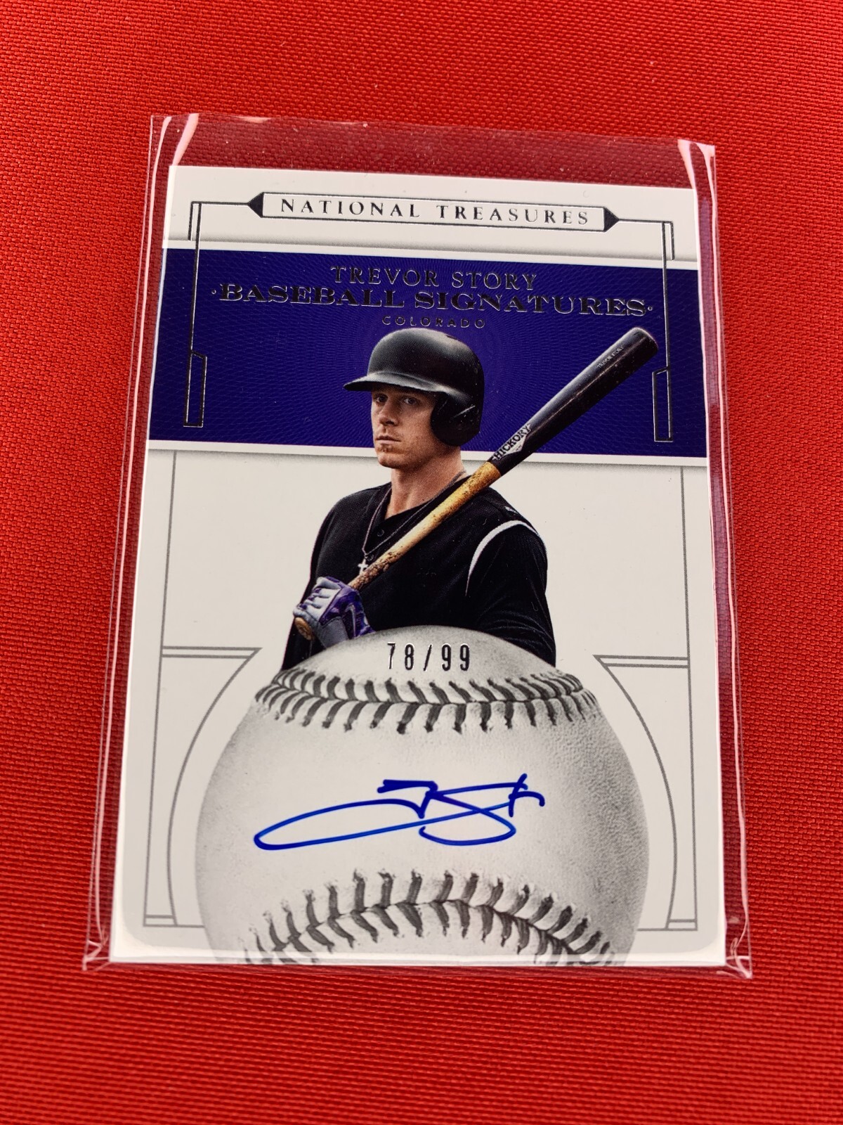 Star Trevor Story 2016 National Treasures BS-TS Baseball
