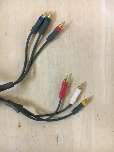 Microsoft Xbox 360 HDTV Adapter RCA Connection Cable Audio Video Wire  *OEM*
