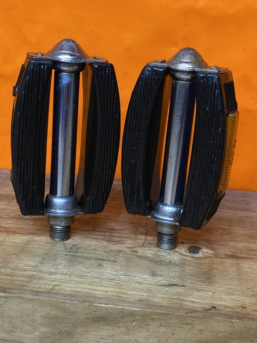 Vintage Rubber Bicycle Pedal Set 9/16” | eBay