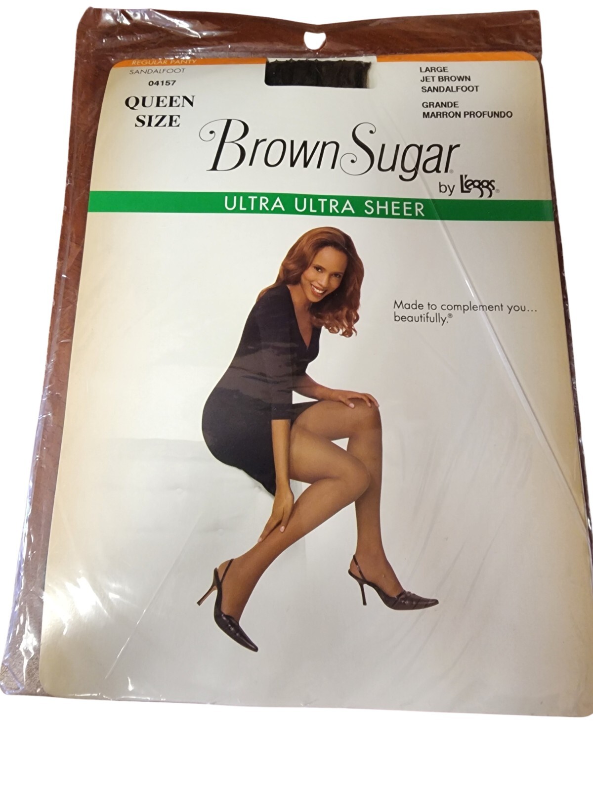 Brown Sugar Leggs Queen Size Ultra Ultra Sheer Panties Choose Size and Color