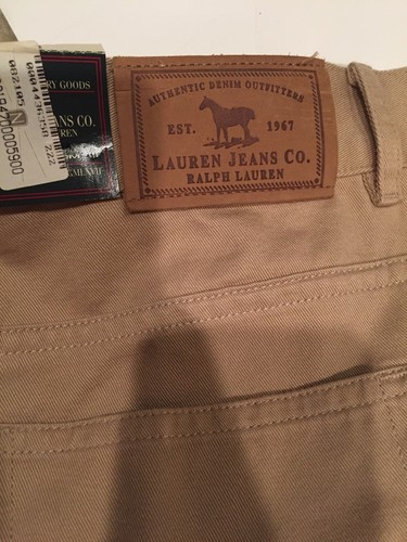 NWT LAUREN RALPH LAUREN MEN'S CLASSIC FIT CORDUROY PANTS TAN SIZE 30/29