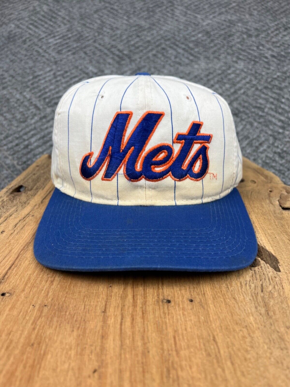 Vintage New York Mets Starter Pinstripe Mens Snapback Hat Vintage New York Mets Starter Pinstripe Mens Snapback Hat