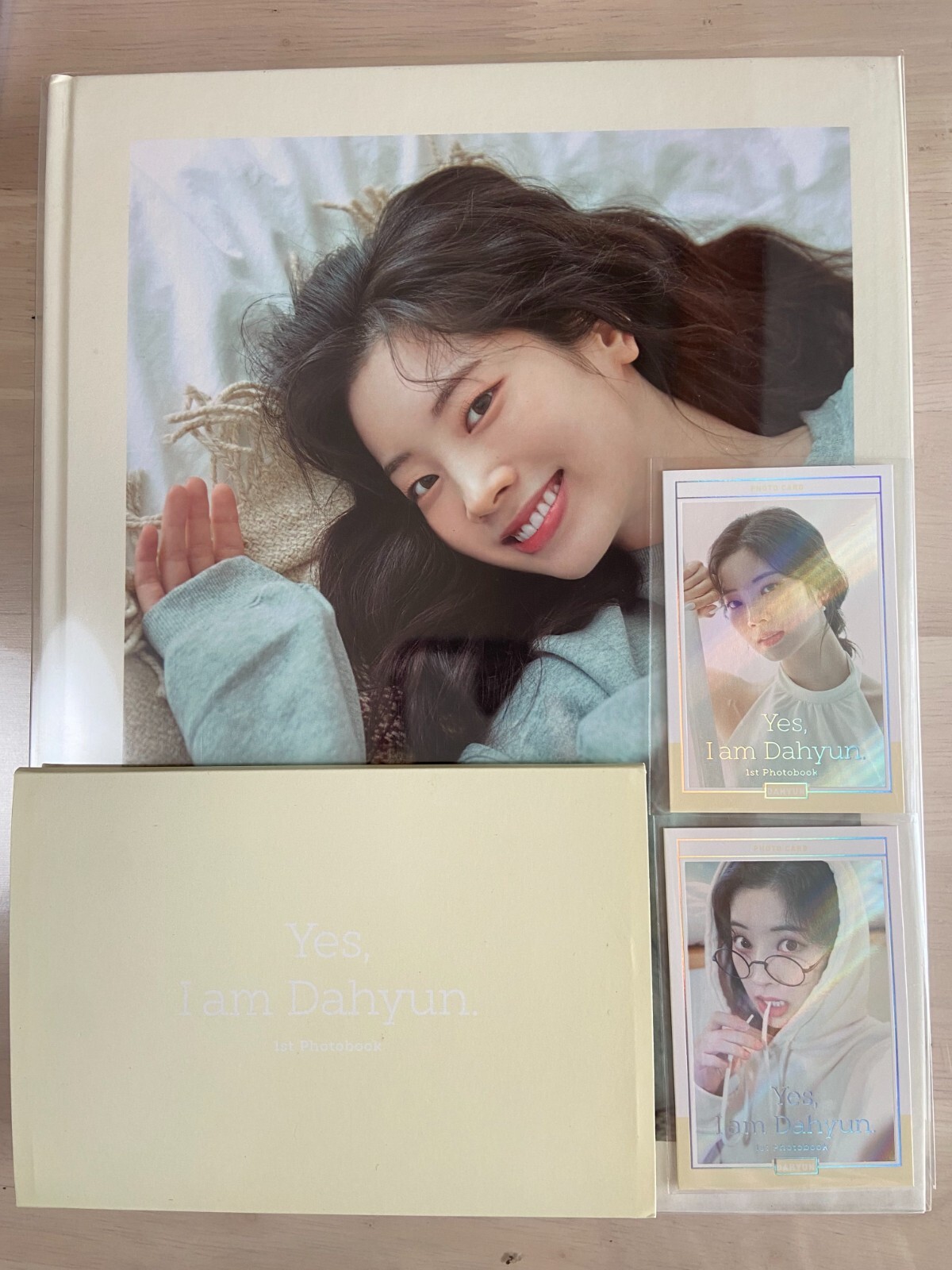 TWICE Yes, I am Dahyun. Beige ver. 1st Photobook Photocard
