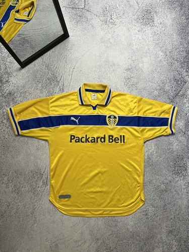 PUMA 1996-1999 LEEDS UNITED shirt △51 LEEDS UNITED 1996 1999 AWAY FOOTBALL SHIRT PUMA JERSEY SIZE