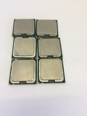 LOT OF 6: INTEL E4500 CORE 2 DUO SLA95 2.20GHZ/2M/800/06 CPU