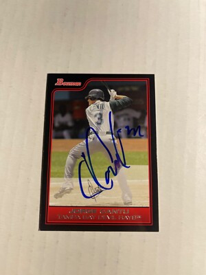 Tampa Bay Rays JORGE CANTU Signed Card