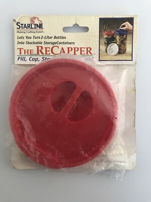 Starline The ReCapper Red  Turn 2-Liter Bottles Into Containers