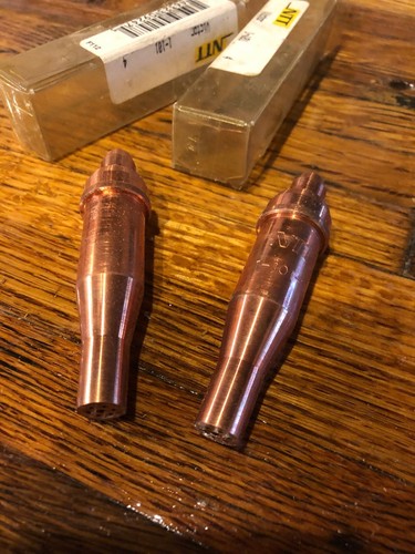 6 Victor style cutting tips 1-101 series 1-101-4 3-1-101 1-101-2 Oxy/Acetylene