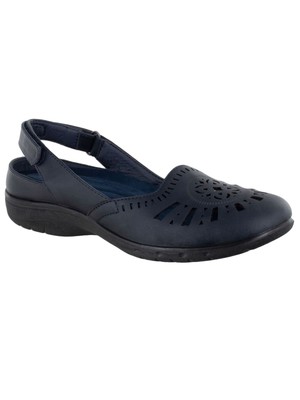 

EASY STREET Женские темно-синие перфорированные комфортные балетки Meg 8,5 м, Navy, MEG