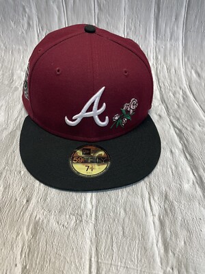 New Era 59Fifty Braves 2017 Inaugural Season 1st Year In New Stadium Hat 7 1/8