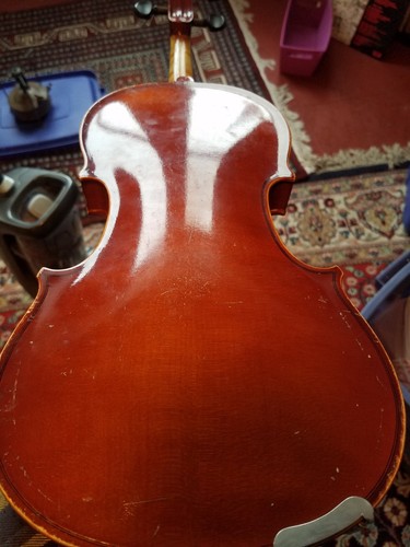 Vintage 1990 Glaesel 3/4 Violin E Copy of Stradivarius w/ CASE & BOW model v130