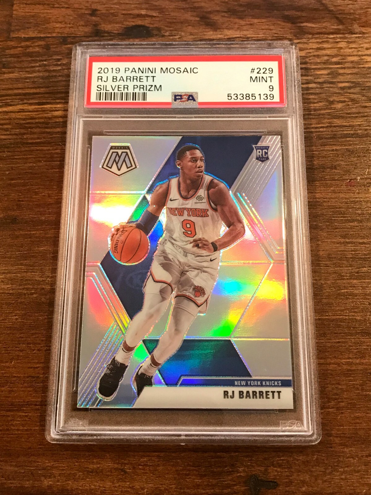 その他 RJ Barrett RC rookie auto PSA9 PSA 9 2019-20 Panini Mosaic #229 Red Mosaic RJ Barrett