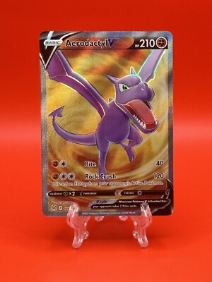 Pokémon TCG Aerodactyl V Sword & Shield - Lost Origin 179/196 Holo Ultra Rare NM