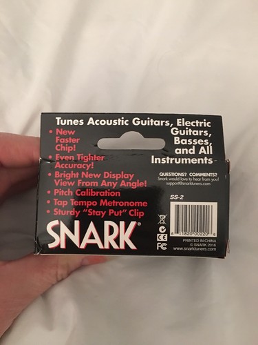 Super Snark 2 Clip-On Tuner SS-2 SHIPS FIRST CLASS MAIL NEW
