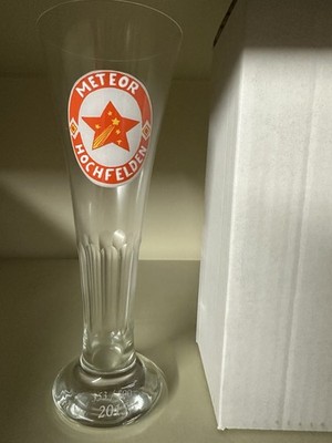 Flûte Logo Rouge Bière Meteor 