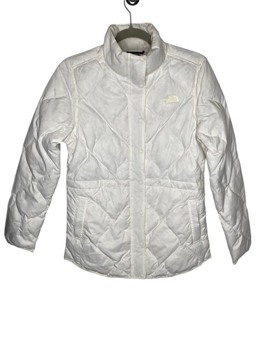 ジャケット・アウター THE NORTH FACE DOWN JACKET 600FILL WHITE The North Face North Down Hooded Jacket (Girls') - Peter