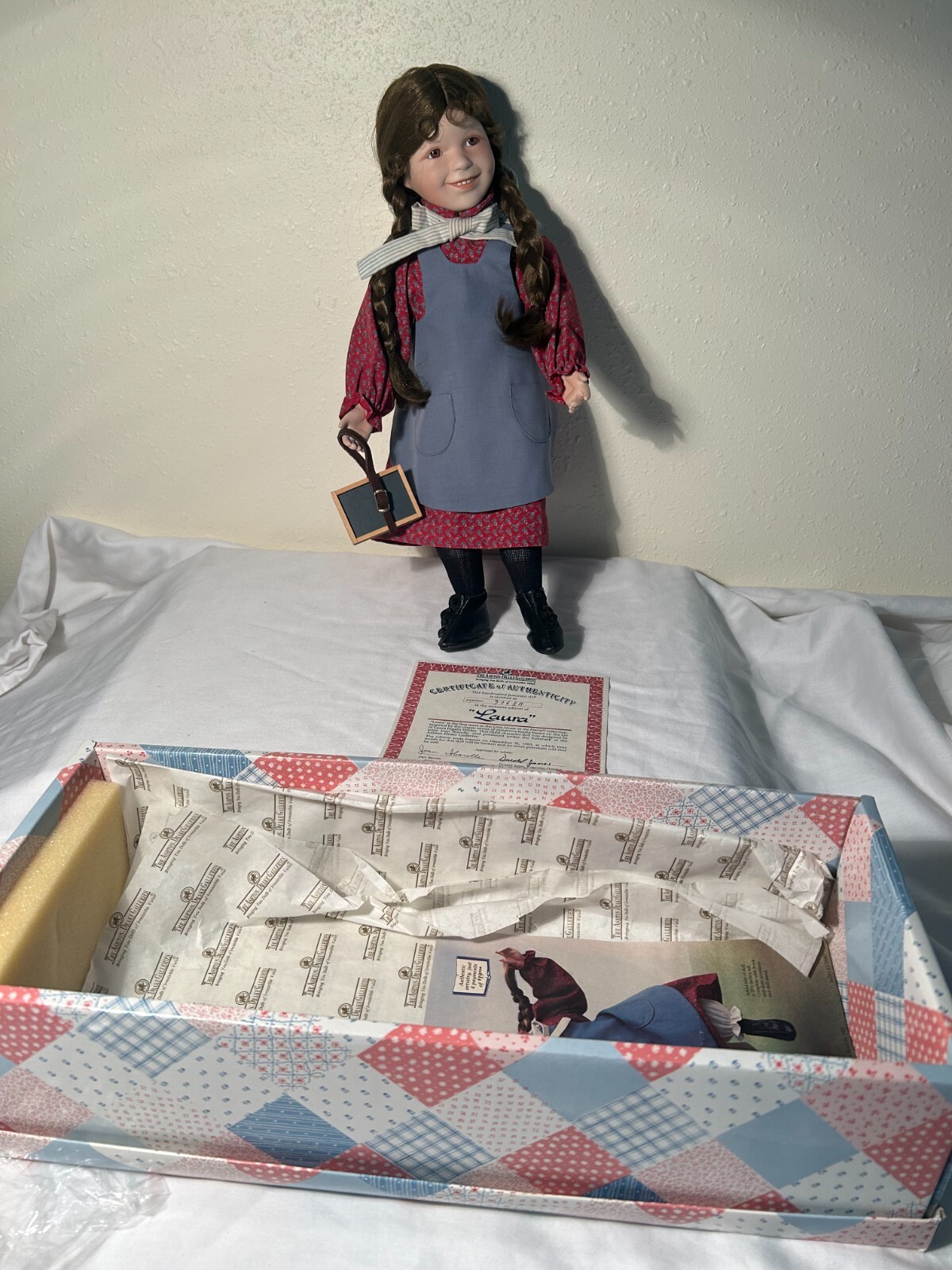 Laura Ashton Drake  Porcelain Doll Little House on the Prairie w/ COA  READ