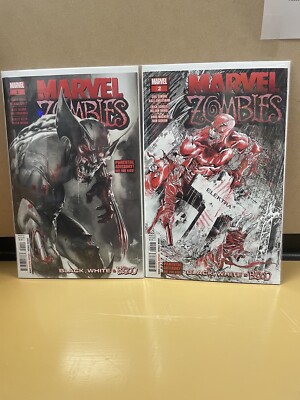 Marvel Zombies Black White & Blood #1-4 Complete Series Marvel 2023 - NEW!!