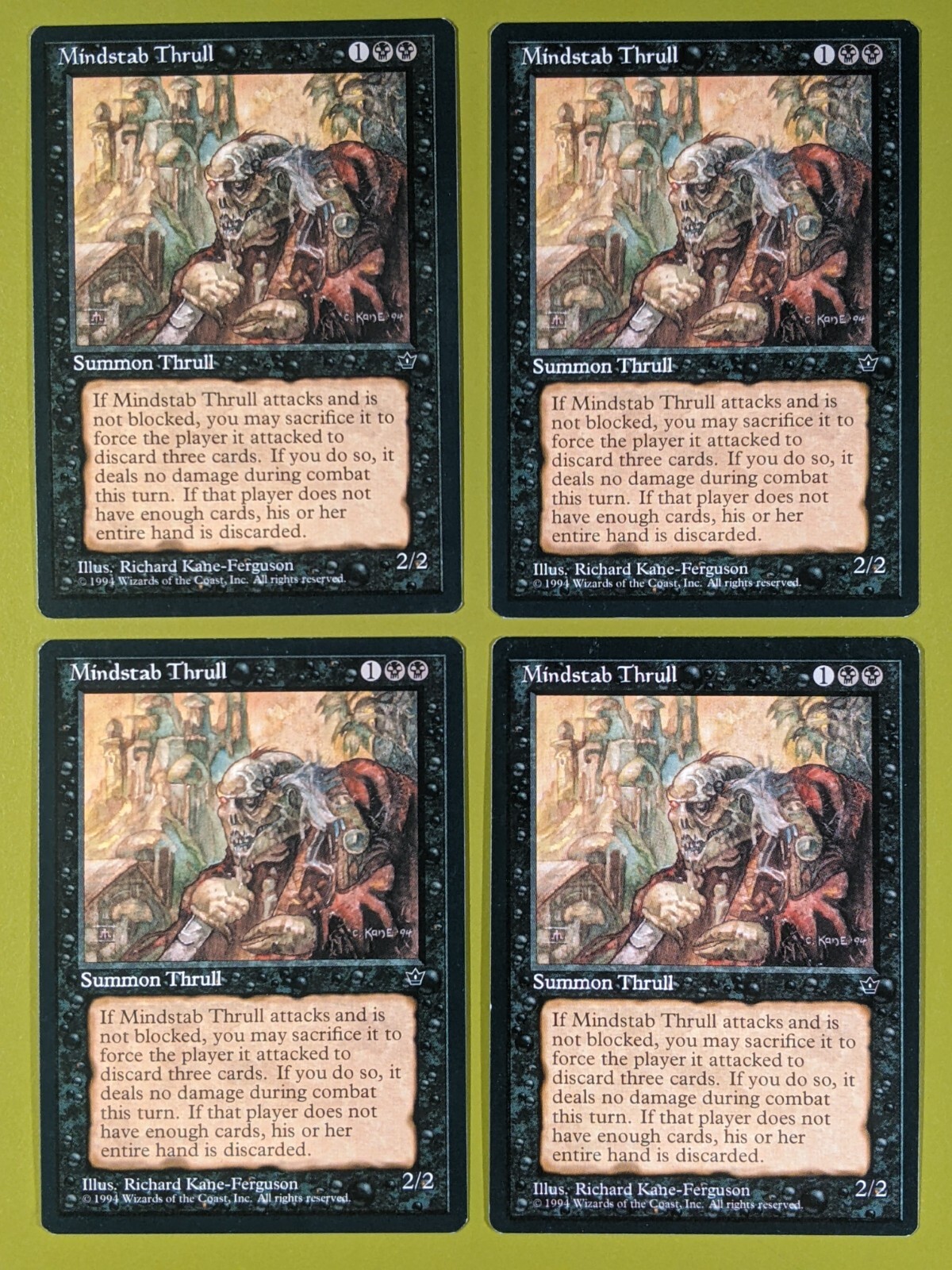 Mindstab Thrull (Richard Kane-Ferguson) x4 Fallen Empires 4x