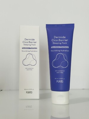 PURITO  Dermide Cica Barrier Sleeping Pack 80ml K-beauty EXP. 10/2026