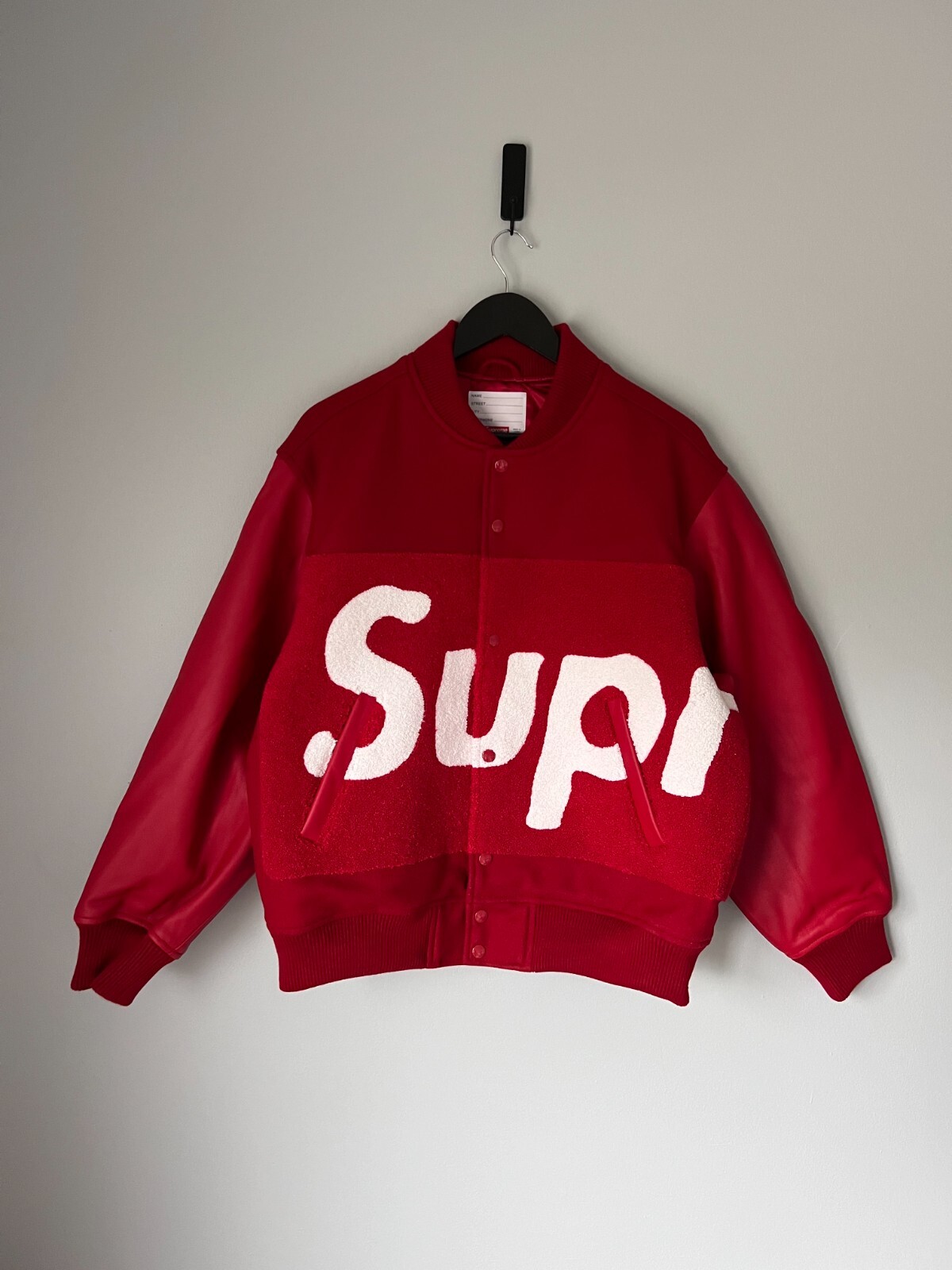 ジャケット・アウター Supreme Big Logo Chenille Varsity Jacket Supreme Big Logo Chenille Varsity Jacket (SS24) - $598