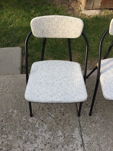 Vintage 1950’s Cisco Stylaire Folding Chairs Set Of 4