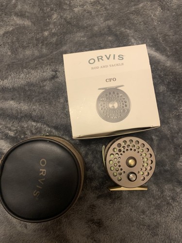 Orvis CFO I Disc Drag Fly Reel-Made in England W/3wt Line and Case - VGUC!