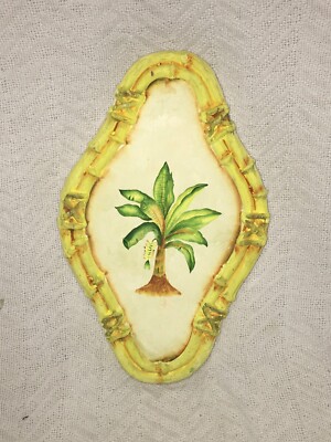 12'' COLORFUL BANANA TREE WALL PLAQUE PHILIPPINES CBK, LTD. LLC NEW IN BOX