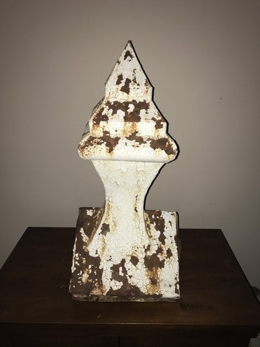Antique Cupola Finial Architectural Salvage 1800s Cap Roof Victorian Ornament