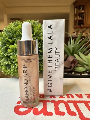 Give Them Lala Beauty - Diamond Drip Liquid Highlighter-24k. 15 Ml.