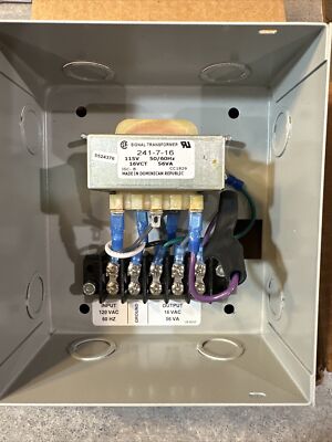DMP Digital Monitoring Products Model 322 16VAC 56VA Burglar Alarm Transformer