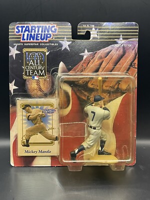 2000 Mickey Mantle All Century Team Starting Lineup Figure New York Yankees