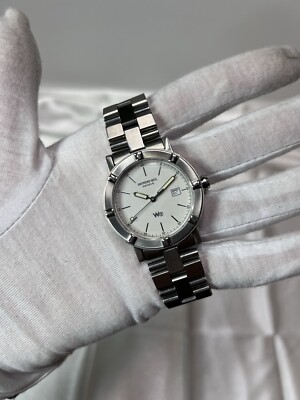 Raymond Weil Men Watch Parsifal 6100 W1 Stainless Steel Swiss Made Quartz White