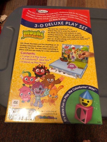 Moshi Monsters Colorforms Play Set 2011 NIB