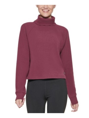 

Женский бордовый топ свободного кроя с рукавами реглан CALVIN KLEIN PERFORMANCE, Burgundy